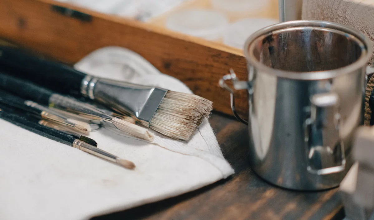 Oil painting brushes