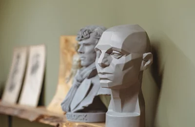 Busts at the atelier
