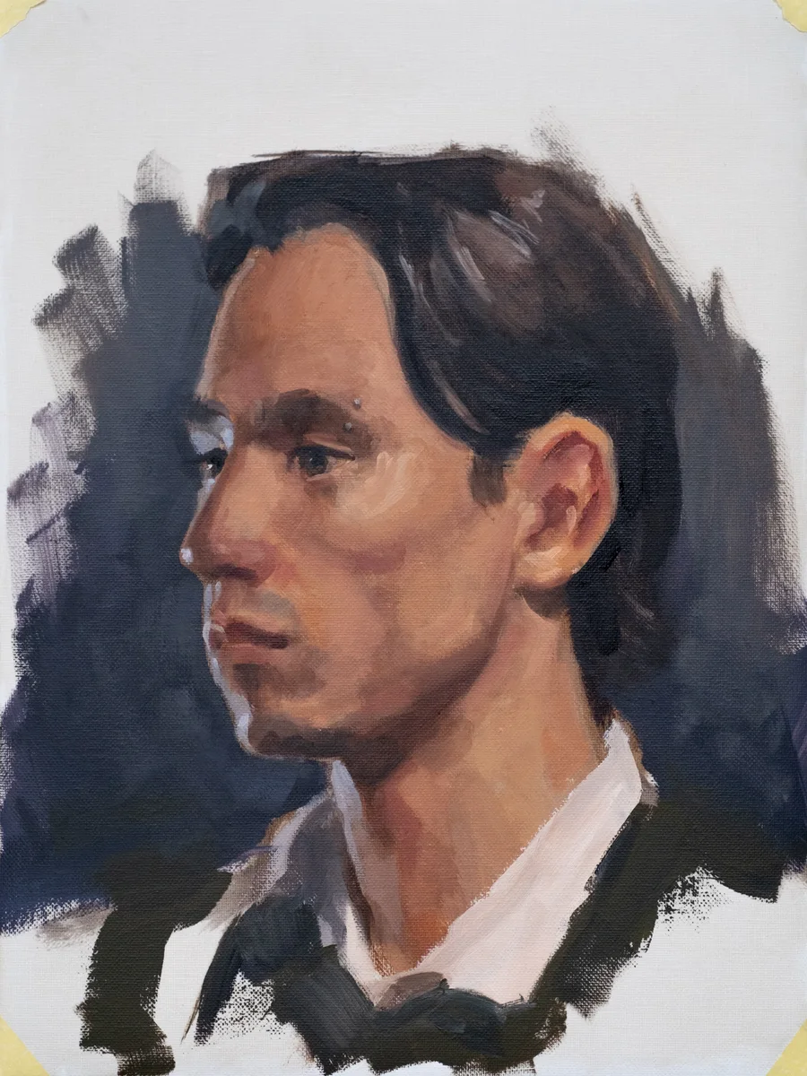 Oel portrait rimlight