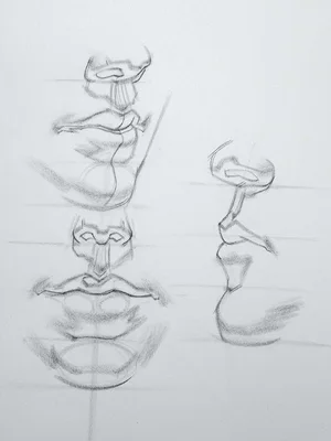 Brian knox head drawing 208